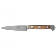 Güde Alpha Walnut Paring Knife 10 cm - CVM Knife Steel - Walnut Wood Handle Scales