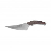 Güde Synchros Preparation Knife 14 cm - CVM Knife Steel - Smoked Oak Handle