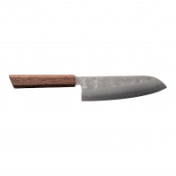 Suncraft Senzo Retro Santoku 16.7 cm - Ginsan Steel