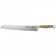 Güde Briccole di Venezia Bread Knife 32 cm - CVM Knife Steel - Handle Scales Made from Venetian Gondola Wood