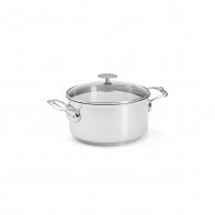 de Buyer Milady Casserole 20 cm / 3.0 L - Stainless Steel with Encapsulated Base