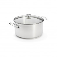 de Buyer Milady Roasting Pot 28 cm / 8.0 L - Stainless Steel with Encapsulated Base