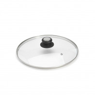 de Buyer glass lid 28 cm with plastic knob
