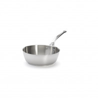 de Buyer Milady Conical Sauté Pan 24 cm / 3.0 L - Stainless Steel with Encapsulated Base