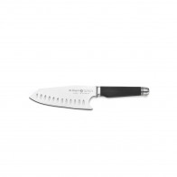 de Buyer FK 2 Asia Chef's Knife 15 cm with Granton Edge - CVM Knife Steel - Carbon Fiber Polymer Handle