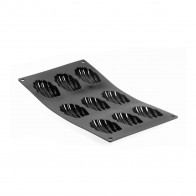 de Buyer Moulflex silicone mold for 9 madeleines / with non-stick properties