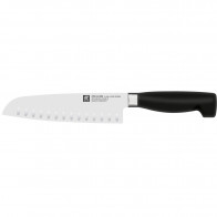 Zwilling ****VIER STERNE Santoku with Grantons 18 cm