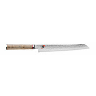 Miyabi 5000 MCD Bread Knife 23 cm - Handle made of Masur birch in traditional D-shape - MC63 - Brown