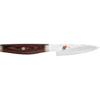 Miyabi 6000 MCT Shotoh 9 cm - shaped Pakkawood handle - MC63 - Brown