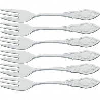 Zwilling East Frisian Cake Fork Set 6-piece - Stainless Steel