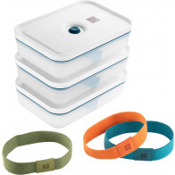 Zwilling Fresh & Save La Mer Vacuum Lunch Box Set L flat 6-piece - Plastic