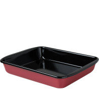 Riess Classic Color Red Roasting Pan high 41.7 x 32.8 cm - Enamel