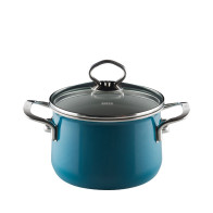 Riess Nouvelle Aquamarine extra strong stockpot 16 cm / 2.0 L - Enamel