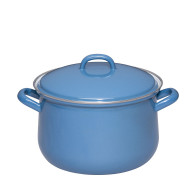 Riess Classic Nature Blue Casserole 20 cm / 3.5 L - Enamel