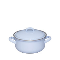 Riess Classic Nature Blue Casserole 16 cm / 1.0 L - Enamel