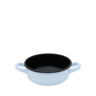 Riess Classic Back Enamel Blue Farm Bowl 14 cm - Enamel