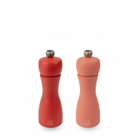 Peugeot Tahiti Duo Pepper and Salt Mill Fire 15 cm Beech Wood - Steel Grinding Mechanism