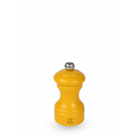 Peugeot Bistrorama Pepper Mill 10 cm Beech Wood saffron yellow lacquered - Steel grinding mechanism