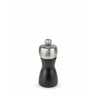 Peugeot Fidji Salt Mill 12 cm Beech Wood Black Matte - Steel Grinding Mechanism