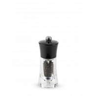 Peugeot Molène Pepper Mill 14 cm Acrylic Black - Steel Grinding Mechanism