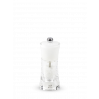 Peugeot Molène Salt Mill 14 cm Acrylic White - Steel Grinder