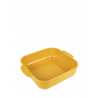 Peugeot Appolia Square Baking Dish 28 cm Saffron Yellow - Ceramic