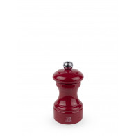 Peugeot Bistrorama Pepper Mill 10 cm Beech Wood Passion Red Lacquered - Steel Grinding Mechanism