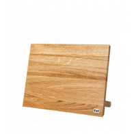 KAI magnetic knife block for up to 8 knives - oak wood