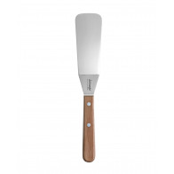triangle Classic Wood Palette 12 cm narrow - angled - stainless steel - cherry wood handle