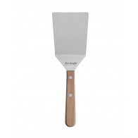 triangle Classic Wood Palette 12 cm angled - stainless steel - cherry wood handle