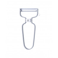 triangle peeler 50 mm smooth blade - stainless steel