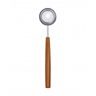 triangle Sense measuring spoon 15 ml in gift box - stainless steel - plum wood handle