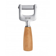 triangle Soul julienne slicer - stainless steel - cherry wood handle
