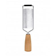 triangle Soul Cheese Grater - Stainless Steel - Cherry Wood Handle