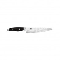 KAI Shun Nagare Black Multipurpose Knife 15 cm - Damascus Steel - Pakkawood Handle Black