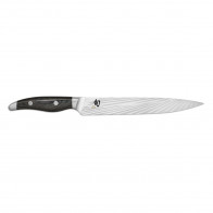 KAI Shun Nagare Ham Knife 23 cm - Damascus Steel - Pakkawood Handle