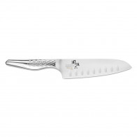 KAI Seki Magoroku Shoso Santoku 16.5 cm with hollow edge blade & stainless steel handle