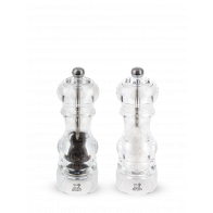 Peugeot Nancy Duo Pepper & Salt Mill 18 cm Acrylic - Zirlion Grinder