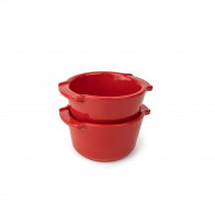 Peugeot Ramekin Casserole Dish Duo 11 cm red - Ceramic