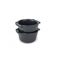 Peugeot Ramekin Baking Dish Duo 11 cm slate gray - Ceramic