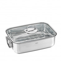 Rösle Elegance Bräter rechteckig mit Glasdeckel 40x28 cm