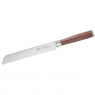 Rösle Masterclass Bread Knife 20 cm - CVM Steel Blade with Walnut Wood Handle