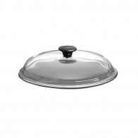 Skeppshult glass lid 28 cm with cast iron knob