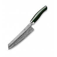 Nesmuk Exclusive C100 Damascus Chef's Knife 18 cm - Handle Micarta Green