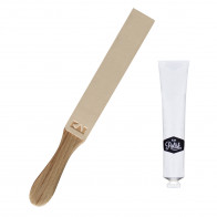 KAI Strop Set - Leather Strop & Polishing Compound