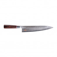 Suncraft Senzo Classic Chef's Knife 24 cm - Damascus Steel - Pakkawood Handle
