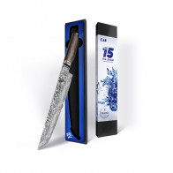 KAI Shun Premier Tim Mälzer Tanto 25.5 cm Anniversary Knife - Damascus Steel - Pakkawood Handle