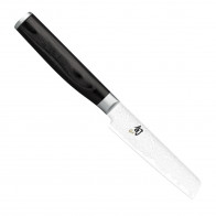 KAI Shun Premier Tim Mälzer Minamo Office Knife 9 cm - Damascus Steel - Handle Pakkawood