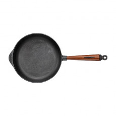 Skeppshult Traditional Serving Pan 20 cm - Cast Iron with Beechwood Handle