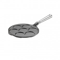 Skeppshult Spezialpfannen Pfannkuchenpfanne 23 cm - Gusseisen mit Edelstahlgriff